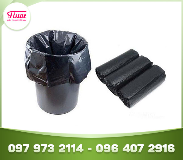 Túi rác cuộn đen